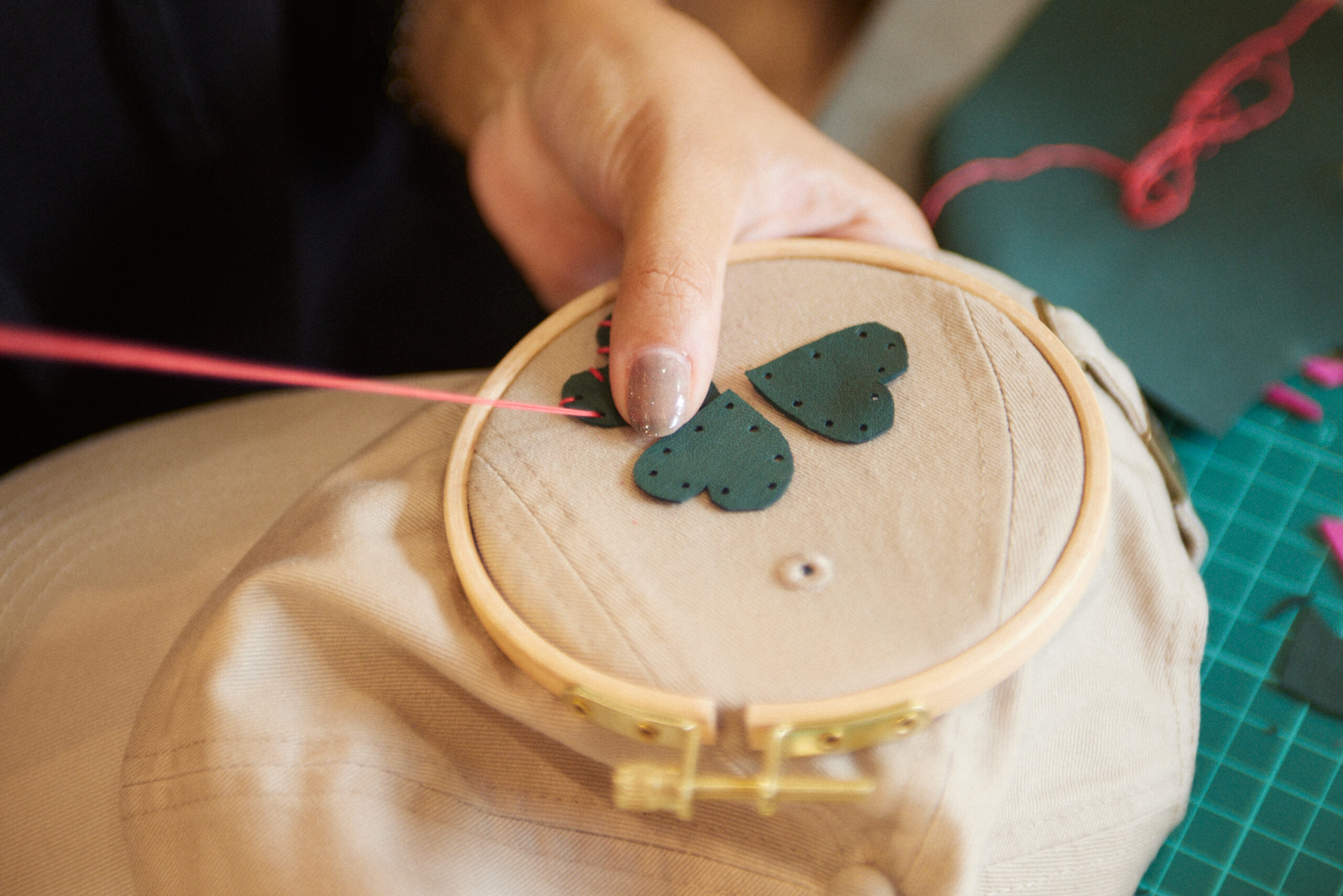 グッドウォーキン上田が指南！ 革×刺繍のオリジナルキャップ